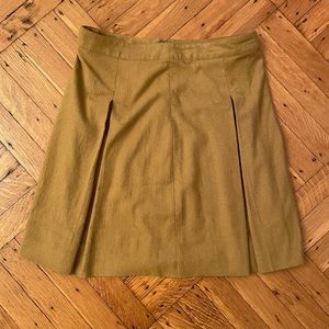 A.P.C. Pleated Wool Skirt. Size 36.